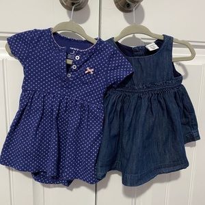 2/$25 Bundle Baby Girl Summer Dresses - Gap & Carter’s